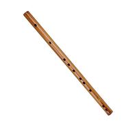 Sosoport Wooden Flute for Beginners Key C with Fine Opening and Mirror Polishing, Small Practical Piccolo Musical Instrument with Storage Bag, Traditional Handmade Brown Wooden Wind
