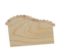 Sosoport Wooden Hamster House Hideout Decor Multi-chamber Playhouse Nest Habitat for Dwarf Hamsters Small Animals Pet Mice Natural Wood No Paint