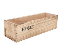 Sosoport Wooden Succulent Planter Box Chocolate 29.3 X 9.1 X 7.8 Cm