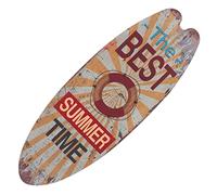 Sosoport Wooden Surfboard Wall Decor Summer Beach Themed Sign for Home Bar and Nautical Decoration Vintage Tropical Decor for Beach House