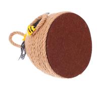 Sosoport Woven Beehive Pendant Small Bee Festival Ornament Cute Garden Hanging Decoration for Home Porch Table Realistic Honeycomb Design for Charming Party and Seasonal Decor
