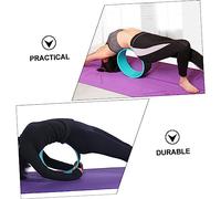 Sosoport Yoga Wheel for Backbend Stretching Material Lightweight Pilates Roller with Textured Surface for Stability Deep Muscle Release Stress Relief Suitable for Home Gym Yoga Accessories