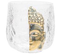Sosoport Zen Glass Tea Cup Beverage Cup for Tea Coffee Cocktails Home Bar | Heat Resistant High Hardness Glassware, Smooth Surface, Elegant Simple Design for Espresso Shots and Parties