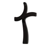 Sospiri Venezia Crucifix in Murano Glass Decorated Religious Wall Cross Objects Venice Gift Idea Made in Italy (cm21x32)