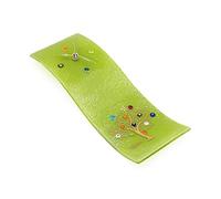 Sospiri Venezia Wall Clock Murano Glass Silent Mechanism Decorated with Murrines and Gold Leaf Gift Handmade Made in Italy (10x30)