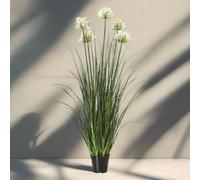 Sostter Cream Agapanthus Large Artificial Potted Flower Plant Sostter Cream