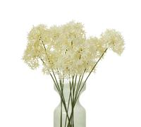 Hill Interiors Triple Allium Spray Artificial Flower (One Size) (Cream)