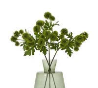 Hill Interiors Globe Thistle Artificial Flower Spray - Green, 56cm