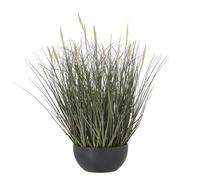 Sostter Faux Fountain Grass Potted Plant For Effortless Home Style In Black Black One Size
