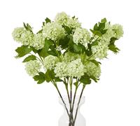 Sostter Green Snowball Faux Flower Stem Green One Size