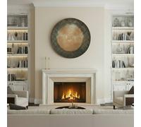 Sostter Hand Hammered Bronze Statement Wall Plate 90Cm Bronze One Size