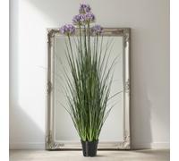Sostter Lifelike Purple Agapanthus Faux Plant in Green Sostter Green