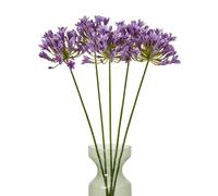 Sostter Lilac Artificial Agapanthus Flower Stem in Beige Sostter Beige