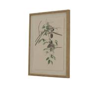 Sostter Linen Wall Art with Beaded Frame in Natural Sostter Natural