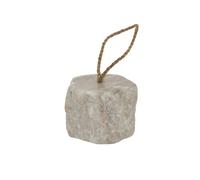 Sostter Natural Marble Handcrafted Doorstop In Natural White Natural White One Size