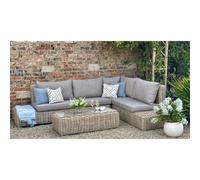 Sostter Outdoor Corner Set in Beige Spacious & Sociable Sostter Beige