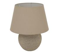 Sostter Stone Effect Grey Ceramic Table Lamp Grey One Size