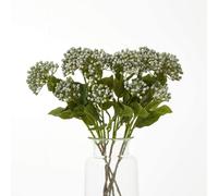 Sostter White Hydrangea Faux Flower Stem White One Size