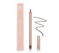 SOSU Cosmetics Precision Lip Liner Café - Long-Lasting and Creamy Lip Liner Pencil with Vitamin E, Moisturising Formula, Natural Colour for Precise Lip Contour and Full Lips