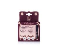 SOSU Cosmetics Hidden Agenda Cutting Edge Lashes for Women - 3 Pair Undetectable, Lightweight & Customisable False Eyelashes with Long-Lasting Adhesive - 3 Lash Lengths (10mm, 12mm, 14mm)