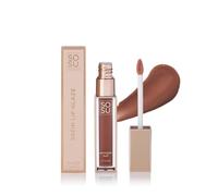 SOSU Cosmetics Satin Lip Glaze Birthday Suit - Long-lasting, Moisturising Lip Shine in Gentle Nude Tone, Vitamin E and Hyaluronic Acid for Smooth and Nourished Lips