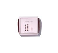 SOSU Cosmetics Ultimate Blend Luxury Makeup Tool Kit, 4 Dual-Ended Brushes, Pro Blender Sponge, Burgundy Case