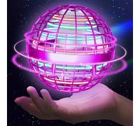 Sosuy 2026 Flying Orb Ball Toys For Boys, Spinner Rotating Hover Boomerang Magical Galaxy Cosmic Handheld Mini Drone Cool Stocking Stuffers For Kids Girls Teen Aged 6 7 8 9 10+ Pink