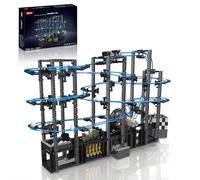 Sosuy Motorized Marble Roller Coaster Building Blocks Set, 2438+ Pcs Motorized Coaster with Track, Christmas STEM Toy for Boys Teens Adults, Birthday Gift for Boys Girls, DIY Construction Kit