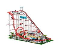 Sosuy Roller-Coaster Building Set, Electric Motorized Train Station, Amusement Park Toy for Boy Girl Teen, Easter Birthday Gifts for Adult Kid Ages 6 7 8 9+, City Construction Theme Collection 3646pcs