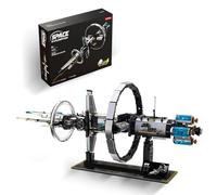 Sosuy Starship Building Blocks Set, STEM Toys for Boys 8+ LED Space Ship, Space Shuttle with Display Stand Motor-Driven Rotating Structure, Birthday for Boys Kids Girls Teens Adults