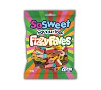 SoSweet - Favourites FizzyFaves Sweets, 125g Bags