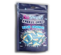 SoSweet Freeze Dried Sweets - Blue Crunch 50g Intense Flavour Crispy Frui