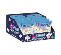 SoSweet Marshmallow Twists - 12 x 140g Bags of Soft, Fluffy Tutti Frutti Flavour Marshmallows | Great for Snacking, Desserts | Sweet Shop Favourite