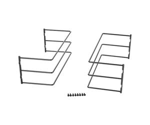 SOTECH Baking Tray Holder for 3 Baking Trays (364 x 140 x 125 mm, Black/Chrome, for 600 mm Body Width) Baking Rack Holder - Order Made Easy