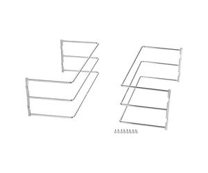 SOTECH Baking Tray Holder for 3 Baking Trays (364 x 140 x 125 mm, Polished Chrome, for 600 mm Body Width) Grate Holder - Order Made Easy