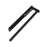 SOTECH TED Aluminium Towel Rail 1 Arm Matte Black (325-487mm, Extendable, Swivel) Telescopic Towel Rail for Bathroom or Kitchen