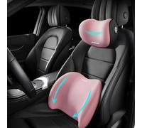 Sothuba Car Lumbar Support Pillow and Neck Support for Car