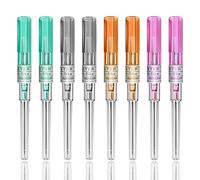 Sotica Piercing Needles, 8PCS Mixed Catheter Piercing Needles 14G 16G 18G 20G Ear Piercing Needle Kit Piercing Tool for Piercing Kit (Each 2PCS)
