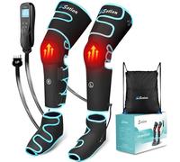 Sotion Leg Massager with Heat and Compression for Circulation & Recovery, Upgraded Foot Calf Thigh Sequential Massager Device with Handheld Controller, 4 Modes 4 Intensities, Help for Leg Pain Relief