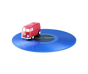 Sotkyo Record Runner Portable Disc Player Van Shape Cherry Red