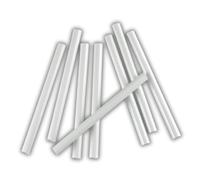 SOTL® 8 White Radiator Pipe Covers 19.5cm Snap-On Sleeves/Shrouds for Neat Finish, Durable & Heat Resistant