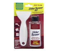 SOTL® Sticker Remover Kit 60ml with Scraper - Adhesive Remover for Stickers, Tape, Price Tags & Gum - Safe on Wood, Metal, Plastic, Ceramic & Glass - Easy Residue Cleaner Solution