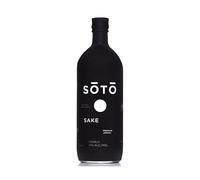 SOTO Junmai Sake 720ml | Pure Japanese Rice | Crafted in Niigata | Smooth & Versatile | Perfect Chilled or Warm | Ideal for Both Sipping & Cocktails - 14% vol, 72cl