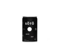 SOTO Junmai Sake | Made in Niigata, Japan | 180ml Single Serve Can, 14% ABV