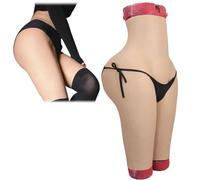 SoTUCR Big Butt Silicone Panties Buttock Body Shaper Enhancer Panty Hips Lifter Shaper Control Shorts for Transgender Women,Color 1,Upgraded
