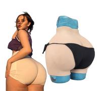 SoTUCR Buttock Shaper Silicone Underwear Body Fake Vagina Panties Padded Push Up Enhancer Shorts for Transgender False Hips,Color 3,Upgraded