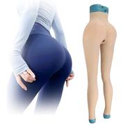 SoTUCR Crossdressing Silicone Ankle-Length Panties Realistic Shaper Push Up Underwear Lift Butt Invisible Panty for Cosplay,Color 1,Upgraded