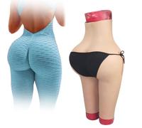 SoTUCR Crossdressing Silicone Huge Butt Panty High Waist Hips Enhancer Padded Panties Buttock Push Up Underwear for Cosplay,Color 3,Upgraded