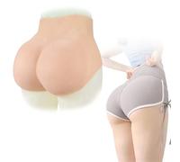 SoTUCR Crossdressing Silicone Panties Fake Hips Hidden Enhancer Panty Realistic Padded Control Underwear for Women Cosplay,Color 2,Upgraded