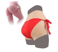 SoTUCR Crossdressing Silicone Panties Hips Lifter Shaper Control Shorts Men's Hiding Buttock Boxer Briefs for Cosplay Women,Color 2,BasicL